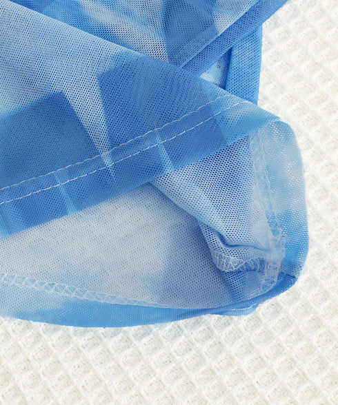 シアートップス 長袖レディースカットソー ムラ染めTシャツ 透け感 プルオーバー 英文字ロゴトップス 重ね着 セクシー 肌見せ クルーネックtシャツ 日焼け対策 89NUOYI-001