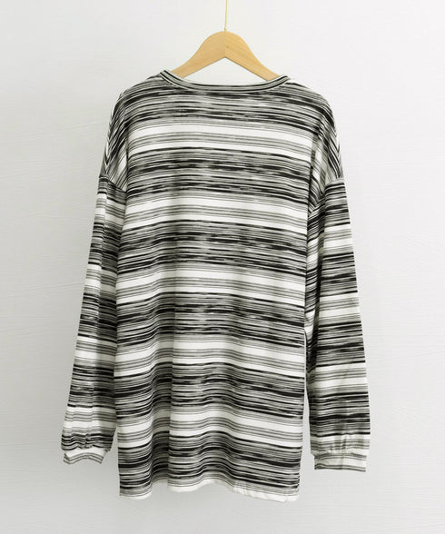 Tシャツ 韓国風 カットソートップス春秋 長袖Tシャツ レディース クルーネック ゆったりトップス インナーシャツ お洒落 着やせプルオーバー 体型カバートップス 89NUOYI-002