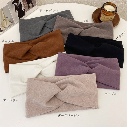 ヘアバンド レディース 幅広い 髪留め ヘアアクセサリー 洗顔 スポーツターバン 無地 アウトドアターバン リラックス 可愛い シンプル 89QLANG-001