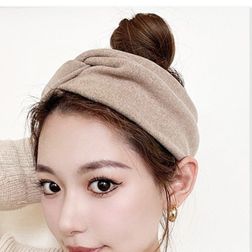 ヘアバンド レディース 幅広い 髪留め ヘアアクセサリー 洗顔 スポーツターバン 無地 アウトドアターバン リラックス 可愛い シンプル 89QLANG-001