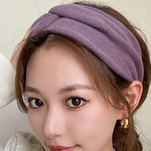 ヘアバンド レディース 幅広い 髪留め ヘアアクセサリー 洗顔 スポーツターバン 無地 アウトドアターバン リラックス 可愛い シンプル 89QLANG-001