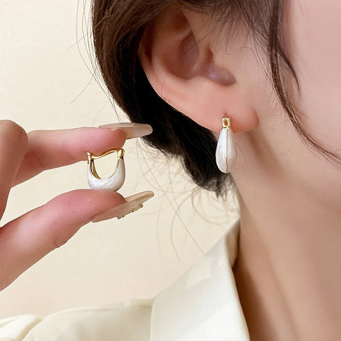 ハートピアス レディース 耳飾り U字型ピアス おしゃれ アクセサリー ワンキャッチピアス ゴールド きれいめ 韓国風 プチプラ ジュエリー結婚式2タイプ 89QLANG-010