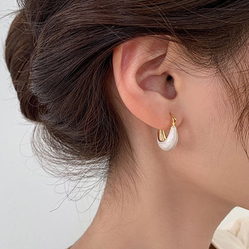 ハートピアス レディース 耳飾り U字型ピアス おしゃれ アクセサリー ワンキャッチピアス ゴールド きれいめ 韓国風 プチプラ ジュエリー結婚式2タイプ 89QLANG-010