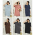 無地 ロング丈 Tシャツ ワンピース 夏 ロングtシャツ 半袖 フード付き tシャツワンピ トップス レディース プルオーバー 体型カバー ゆるシルエット 可愛い 89TENG-008