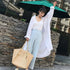 UVケアカーディガン 薄手 UVケアカーディガン 薄手 ロングシャツ ボタン付き レディース シャツワンピース 89WENWEN-001