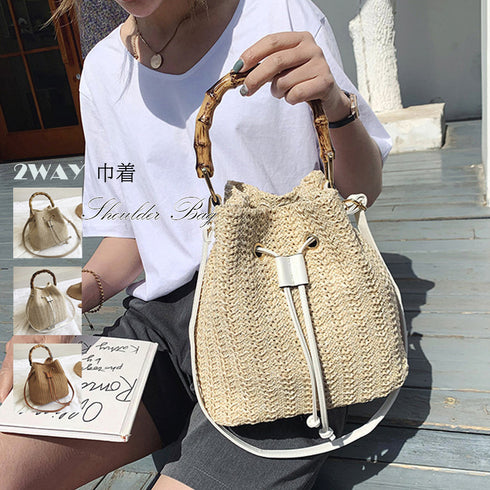 ショルダー 夏 レディース 編み ショルダー 夏 レディース 編み 籠バッグ 斜めかけ ナチュラル ペーパー 遠足 89XFENG-030