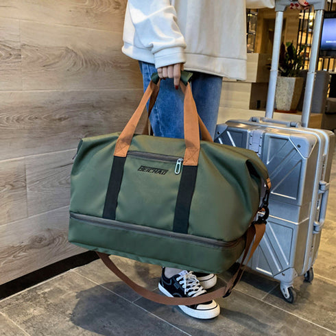 トラベルバッグ大容量旅行 ボストンバッグ キャリーオン 旅行バッグ スポーツバッグ レディース 肩掛け 修学旅行バッグ 宿泊学習 ビッグサイズ マザーズバッグ 89XFENG-053