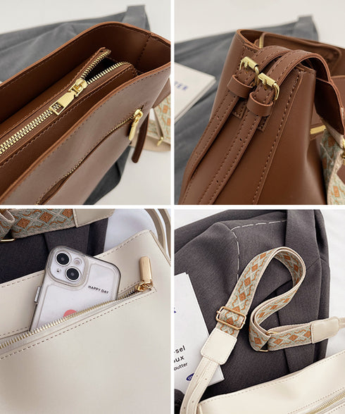 スクエアショルダーバッグ PUレーザー鞄 レディース 斜めがけカバン 通勤通学 オフィスカジュアル合皮かばん 肩掛け フェイクレザーバッグ ワンショルダー鞄 無地 89XFENG-062