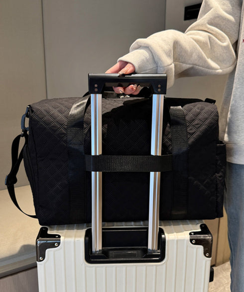 ボストンバッグキルティング修学旅行カバン トラベルバッグ大容量 旅行 男女兼用 軽量鞄 スポーツバッグ シューズ収納 機内持ち込み 出張合宿鞄ユニセックス斜め掛け 89XFENG-063