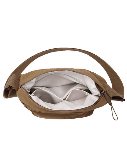 ミニショルダーバッグ 軽量斜めがけバッグ レディース ナイロンカバン 韓国風 コンパクト鞄 小さめ シンプル 2way ミニバッグ 無地 肩掛けクロスボディバッグ 89XFENG-066