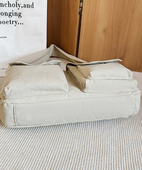 ショルダーバッグ 肩掛けナイロン鞄 軽量 ワンショルダートートバッグ ポケット付き レディース かばん ベーシック 通学通勤カバン カジュアル 多収納手提げ鞄 黒 89XFENG-067