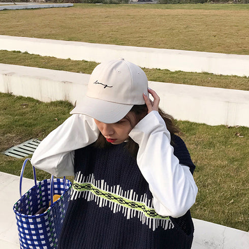 ロゴキャップ 帽子 レディース ロゴキャップ 帽子 レディース ユニセックス シンプル おしゃれ ベースボールキャップ 刺しゅう入り ハット 89XIA-001