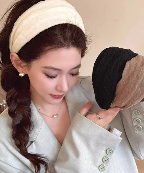 ワイドカチューシャ 韓国風 幅広カチューシャ レディース 大人可愛い ヘアアクセサリー 髪飾り シンプル 洗顔 小物 エレガント 髪留め ヘアバンド 89XINCH-002