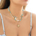 チェーンネックレス 3点セット 韓国風 ネックレス リゾート風 アクセサリー 韓国ファッション レディース デザインが異なる 組み合わせ 細めチェーン パール 89XUER-013