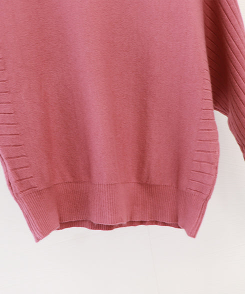 ニットトップスリブニットレディース春秋冬 セーターボートネック ドルマンニット きれいめ薄手プルオーバー 柔らかい ニットソー ベーシック着回し通勤 着やせニット 89YUNH-002