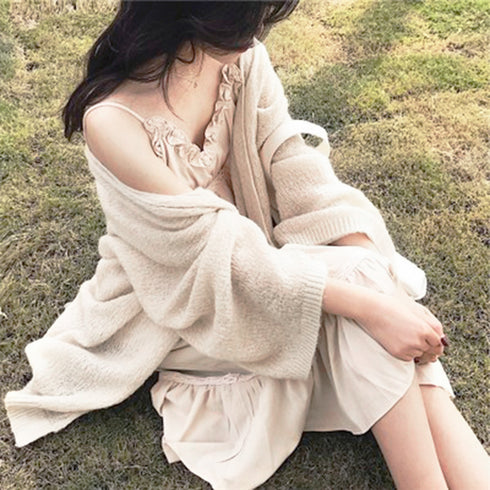 トッパーカーディガン レディース春夏薄手 ロングシアーカーディガン 長袖 ライト アウター ニット 軽い サマーニット 羽織り 無地 日よけ 冷房対策通勤オフィス 89YUNH-007