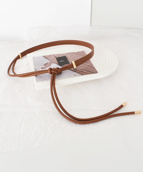 細ベルト ウエストマーク合皮ロープベルト レディース PUレザーベルト 韓国風 細見え ウエストベルト カジュアル おしゃれ 大人可愛い カジュアル 服飾雑貨小物 89YUNTU-021