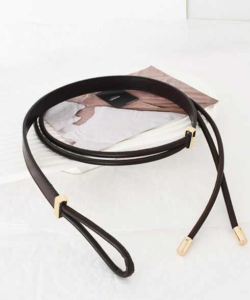 細ベルト ウエストマーク合皮ロープベルト レディース PUレザーベルト 韓国風 細見え ウエストベルト カジュアル おしゃれ 大人可愛い カジュアル 服飾雑貨小物 89YUNTU-021