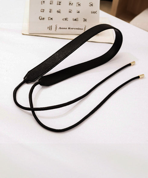 細ベルト リボン結び ウエストマーク 韓国風フェイクレザースリムベルト レディース シンプル カジュアル 大人上品 オールシーズン フリーサイズ服飾雑貨小物 89YUNTU-022