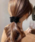 韓国風もこもこシュシュ 大人可愛い髪飾り 高弾力毛糸シュシュ ヘアゴム ヘアアクセサリー まとめ髪 きれいめ 髪留め ポニーテールゴム 簡単ヘアアレンジ秋冬小物 90HUANS-001