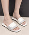 スクエアトゥ フラットサンダルレディース ラインストーンスリッパサンダル 大人上品 ワイドベルトミュールサンダルきれいめ サマーサンダル旅行 韓国風 美脚見え夏靴 90JIANLONG-021