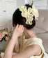 シフォンフリル ボリュームバンスクリップ 大人可愛いオーガンジーヘアクリップ 大ぶりクリップ ヘアアクセサリー まとめ髪韓国風大人可愛い春夏ヘアアレンジ結婚式ヘア 90AILK-001