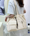 ナイロン巾着バッグ トートバッグ 大容量 レディース シンプルbag 通勤通学かばん カジュアルショッピングバッグ 軽量マザーズバッグ 無地 A4サイズ 韓国風鞄 90BAIGOU-001