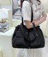 ナイロン巾着バッグ トートバッグ 大容量 レディース シンプルbag 通勤通学かばん カジュアルショッピングバッグ 軽量マザーズバッグ 無地 A4サイズ 韓国風鞄 90BAIGOU-001