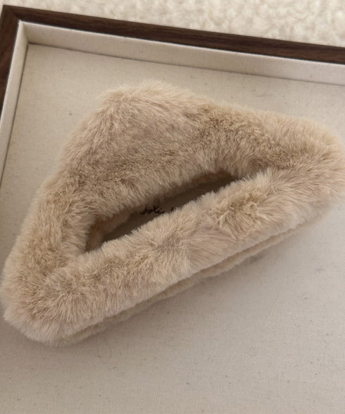 ファーバンスクリップ 韓国 ヘアクリップ ヘアアクセサリー きれいめクリップ 大きめ まとめ髪グッズ 簡単ヘアアレンジ 髪留め 大人かわいい お洒落 髪飾り 秋冬 90FXZ-002