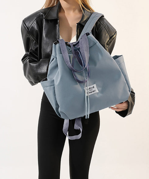 ナイロンリュック 巾着トートバッグ韓国風 A4対応 軽量ナップサックレディース 大容量リュックサック 巾着リュック大きめ 通勤通学バック 3way お出かけかばん 90GENGSU-001