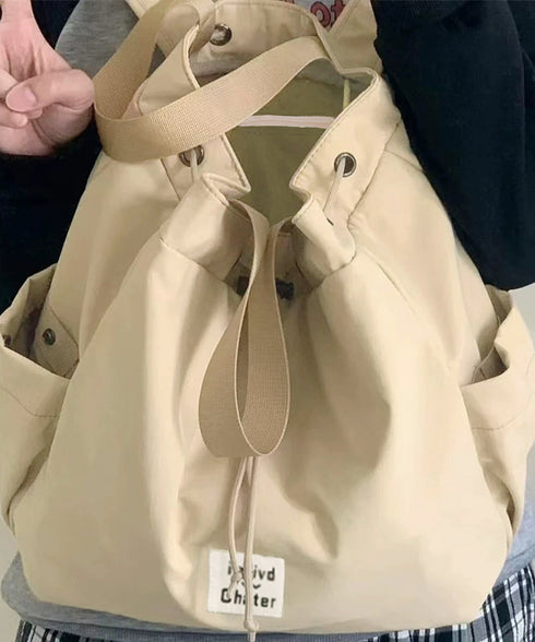 ナイロンリュック 巾着トートバッグ韓国風 A4対応 軽量ナップサックレディース 大容量リュックサック 巾着リュック大きめ 通勤通学バック 3way お出かけかばん 90GENGSU-001