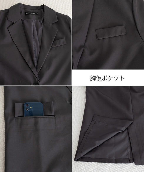 テーラードジャケット ゆったりレディース 1つボタン韓国風ジャケット 春夏秋軽アウター おしゃれ ベーシックスーツジャケット 通勤ライトアウターオフィスカジュアル 90HHJ-001