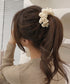 韓国風もこもこシュシュ 大人可愛い髪飾り 高弾力毛糸シュシュ ヘアゴム ヘアアクセサリー まとめ髪 きれいめ 髪留め ポニーテールゴム 簡単ヘアアレンジ秋冬小物 90HUANS-001