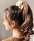 韓国風もこもこシュシュ 大人可愛い髪飾り 高弾力毛糸シュシュ ヘアゴム ヘアアクセサリー まとめ髪 きれいめ 髪留め ポニーテールゴム 簡単ヘアアレンジ秋冬小物 90HUANS-001