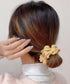 韓国風もこもこシュシュ 大人可愛い髪飾り 高弾力毛糸シュシュ ヘアゴム ヘアアクセサリー まとめ髪 きれいめ 髪留め ポニーテールゴム 簡単ヘアアレンジ秋冬小物 90HUANS-001