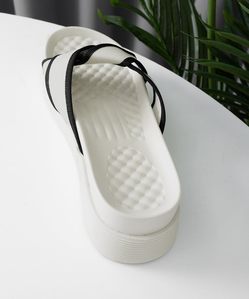 厚底サンダル ねじり配色クロスサンダル夏 レディース 歩きやすい フラットサンダル 履きやすい サマーサンダル コンフォートカジュアルシューズ 軽量美脚 痛くない 90JIANLONG-001