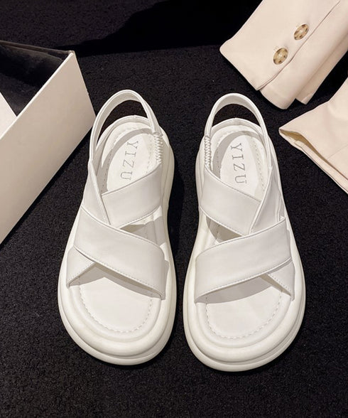 厚底クロスサンダル コンフォートサンダル レディース 歩きやすい スポーツサンダル 軽量おしゃれ サマーサンダル 履きやすい カジュアル 美脚 ボリュームソール靴 90JIANLONG-003