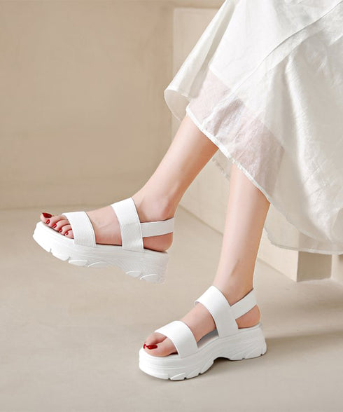 スポーツサンダル レディース厚底サンダル コンフォートサンダル 疲れない ゴムストラップ靴 歩きやすい リラックスサンダル 脱げない カジュアル 走れるサンダル黒 90JIANLONG-005