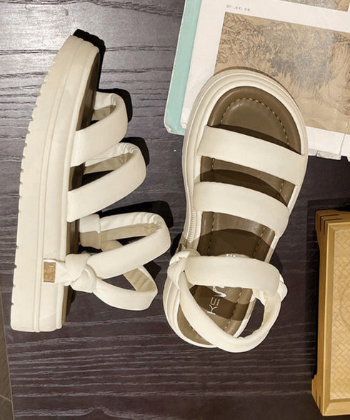 ストラップサンダル 韓国風 厚底サンダル 歩きやすい 2WAYサンダル コンフォートサンダル カジュアルサマーサンダル 美脚脚長疲れない 軽量シューズ お洒落夏靴 90JIANLONG-009