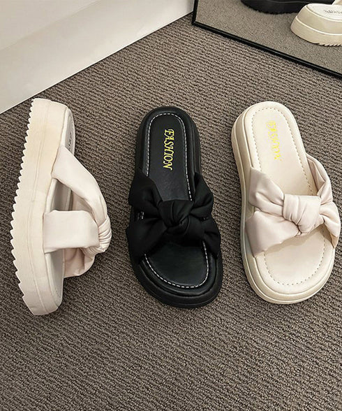 厚底サンダル ミュールサンダル 美脚 夏 クロスリボンコンフォートサンダル 軽量靴 疲れにくい 履きやすい 大人可愛い サマーサンダル 歩きやすい オルチャン夏靴 90JIANLONG-011