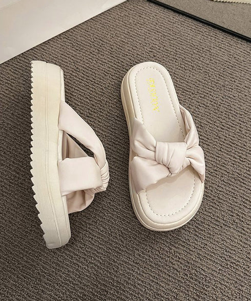 厚底サンダル ミュールサンダル 美脚 夏 クロスリボンコンフォートサンダル 軽量靴 疲れにくい 履きやすい 大人可愛い サマーサンダル 歩きやすい オルチャン夏靴 90JIANLONG-011