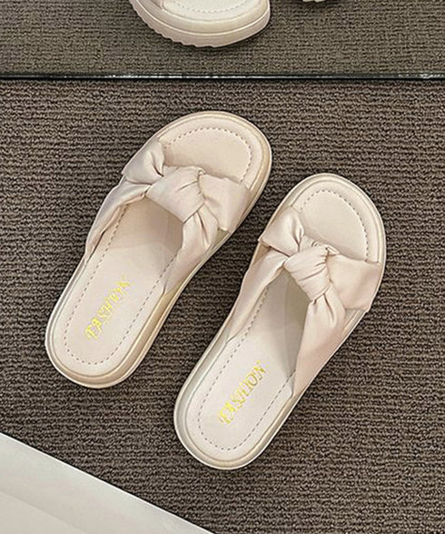 厚底サンダル ミュールサンダル 美脚 夏 クロスリボンコンフォートサンダル 軽量靴 疲れにくい 履きやすい 大人可愛い サマーサンダル 歩きやすい オルチャン夏靴 90JIANLONG-011