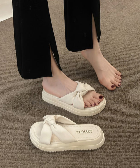 厚底サンダル ミュールサンダル 美脚 夏 クロスリボンコンフォートサンダル 軽量靴 疲れにくい 履きやすい 大人可愛い サマーサンダル 歩きやすい オルチャン夏靴 90JIANLONG-011