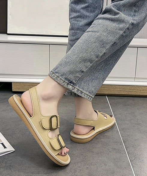 ダブルベルト サンダル バックルサンダル コンフォートサンダル レディース サマーシューズ 疲れにくい おしゃれ カジュアル 柔らかい 夏靴 歩きやすい 韓国風 90JIANLONG-012