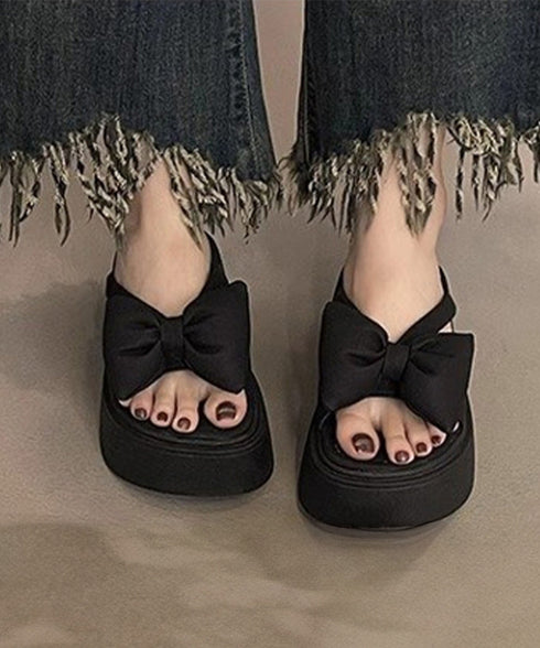 リボンサンダルレディース厚底サンダル夏靴 メタリック プラットフォームサンダル 歩きやすいコンフォートサンダル 可愛いガーリー靴 韓国風 ミュールサンダル大人美脚 90JIANLONG-018