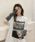 ロングtシャツ ビッグシルエットTシャツ レディース 韓国風プルオーバー 着やせビッグtシャツ半袖 ゆったり おしゃれカットソー 夏トップス グラフィック ロゴT 90XIAOHD-001