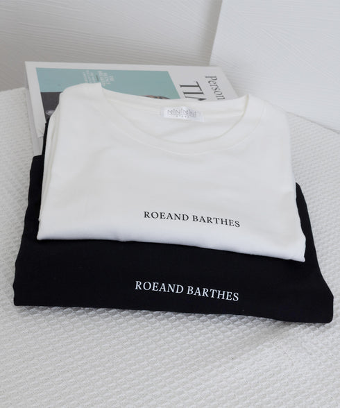 ロゴプリントTシャツ 半袖韓国風トップス レディース ビッグtシャツ クルーネックプルオーバー 着やせ ゆったりカットソー 大人カジュアル ミドル丈Tシャツ 夏服 90YKL-001