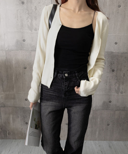 Vネック ニットカーディガン韓国風ニット レディース きれいめニットトップス 秋冬 前開きニット 通勤通学ニットアウター 長袖 セーター 可愛いボタン羽織り 無地 90YKL-004