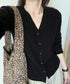 Vネック ニットカーディガン韓国風ニット レディース きれいめニットトップス 秋冬 前開きニット 通勤通学ニットアウター 長袖 セーター 可愛いボタン羽織り 無地 90YKL-004