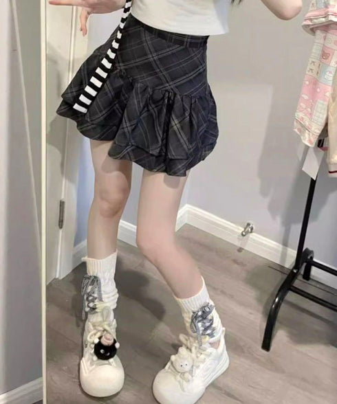 レースアップニットレッグウォーマー暖かい 足首ウォーマー レディース 冷え取りニットレッグカバー 寒さ対策 履きやすい防寒グッズ コスチューム ルーズソックス秋冬 90YT-003